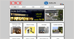 Desktop Screenshot of honor-sk.com